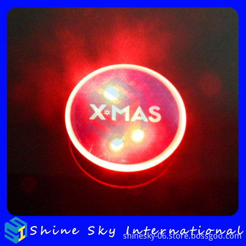 Customized New Arrival Flashing Blinking Pins